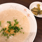 麗白 - 選べる麺飯（干し貝柱のお粥）