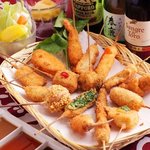 Toukagen - 夜の串いろいろ コースは美味しくお楽しみ頂くために味の組み合わせを考えてお出しして参ります