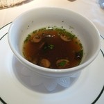 グランファミーユ・シェ松尾 - キノコのスープ