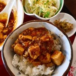 中国料理 川菜味 - 四川マーボードーフ定食850円