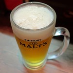 いかやき やまげん - 生ビール