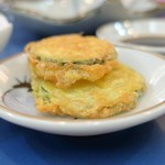 陸奥 こむらさき - ズッキーニの天ぷら