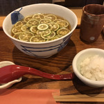 蕎麦と酒おもたか - すだち蕎麦十割