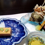 吉弥 - サザエの刺身とうに豆腐