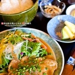 和食家 おがわ亭 - 豚生姜焼き御膳(御飯大盛り)