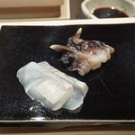 日本橋蛎殻町 すぎた - ひらめとトリガイ