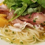 麺屋 六感堂 - デカメロン伝説（冷製夕張メロンラーメン）