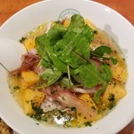 麺屋 六感堂 - デカメロン伝説（冷製夕張メロンラーメン）