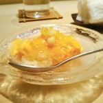 銀座 よし澤 - 甘味　パプリカのアイス