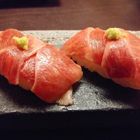 月亭 新宿本店 - 和牛炙り寿司
