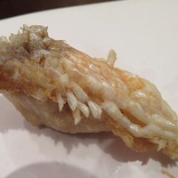 天ぷら 京星 - ⑫ぐじのウロコ立て。