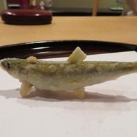 天ぷら 京星 - ⑭稚鮎姿揚げ