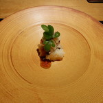 御料理 光安 - 真鱧の焼き霜 