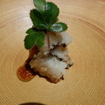 御料理 光安 - 真鱧の焼き霜 