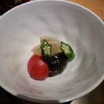 御料理 光安 - 野菜の八寸
