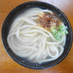 Miyafuji Udon Ten - 釜揚げうどん（中）、これに調味料などでカスタマイズを行います