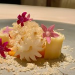 ラール・エ・ラ・マニエール - ◆前菜2 
                                   アオリイカ真竹 