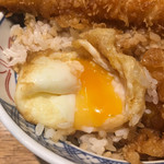 日本橋 天丼 金子半之助 本店 - 半熟玉子オープン^_^