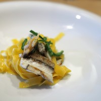 RISTORANTE IL NODO - タリアテッレ　サヨリ　貝　柚子