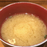洋食の藤 - 味噌汁