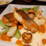 シエル ブルー - タイのポアレ　ヴァンブランソース