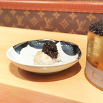 鮨 尚充 - 真ふぐの白子キャビア