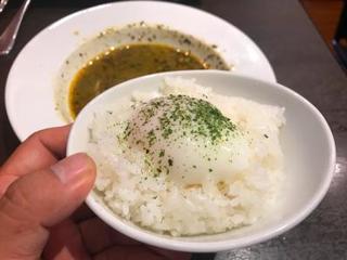 PRONTO - 大阪スパイスカレーパスタ＋半熟卵ごはん