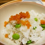温石 - 2杯目は唐墨と枝豆を加えて