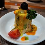ペルー料理＆バル ALDO - カウサ・レジェーナ（ポテトの前菜）