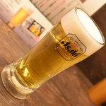 Chikuzenya - 生ビール・中ジョッキ（４９０円＋税）２０１９年５月