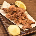 筑前屋 - ハツの唐揚げ（３８０円＋税）２０１９年５月