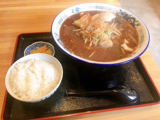 Sandaimeshoutarou - 味噌ラーメン 味玉トッピング& 半ライス