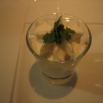 アミューズ、大根のムース