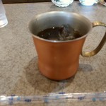 喫茶伽羅 - 食後のアイスコーヒー