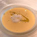 Resutoran puranderubu kitakamakura - 焼きとうもろこしの冷製スープ