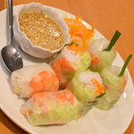 豚肉＆海老の生春巻き（６００円＋税）２０１９年６月