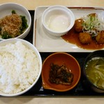 ガスト - (ﾗﾝﾁ)鶏つくねてりやきソース和膳 ￥599