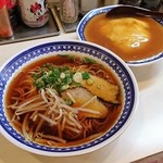 御厨飯店 - ◆天津飯＋ラーメン　860円