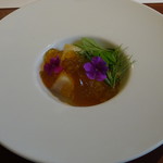 カーサ・デル・チーボ - ホタテとブイヤベースのジュレ