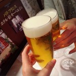 レストラン プティルッソ - （2019年2月）
      生ビールで乾杯〜♪(*^^)o∀*∀o(^^*)♪