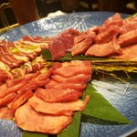 焼肉屋 かねちゃん 至粋亭 - 牛タン盛り合わせ