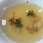 メヒコ つくばフラミンゴ館 - カニと海藻のスープ 280円