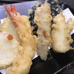 立呑み 魚椿 - 天婦羅３種盛り