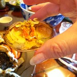 飴源 - 雌で甲羅酒