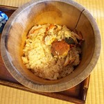 飴源 - 蟹ご飯