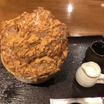 甘味処 楓 - 黒蜜きな粉ミルク 620円