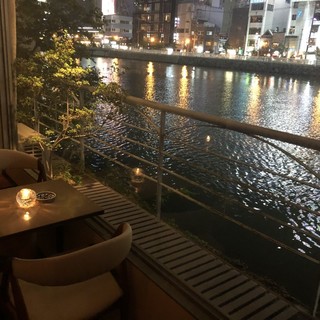 西中洲の夜景を独り占め出来る最高の景色