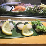 ほてい寿司 - げそ・貝柱・芽ねぎ