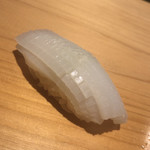 こま田 - 白イカ。塩と酢橘で