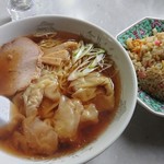 Harupin Hanten - ワンタン麺＋卵チャーハン